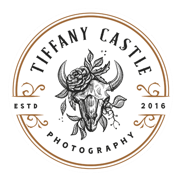 Tiffany Castle Photograpy Logo Round Sticker