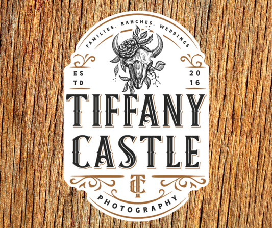 Tiffany Castle Photography Original Logo Sticker