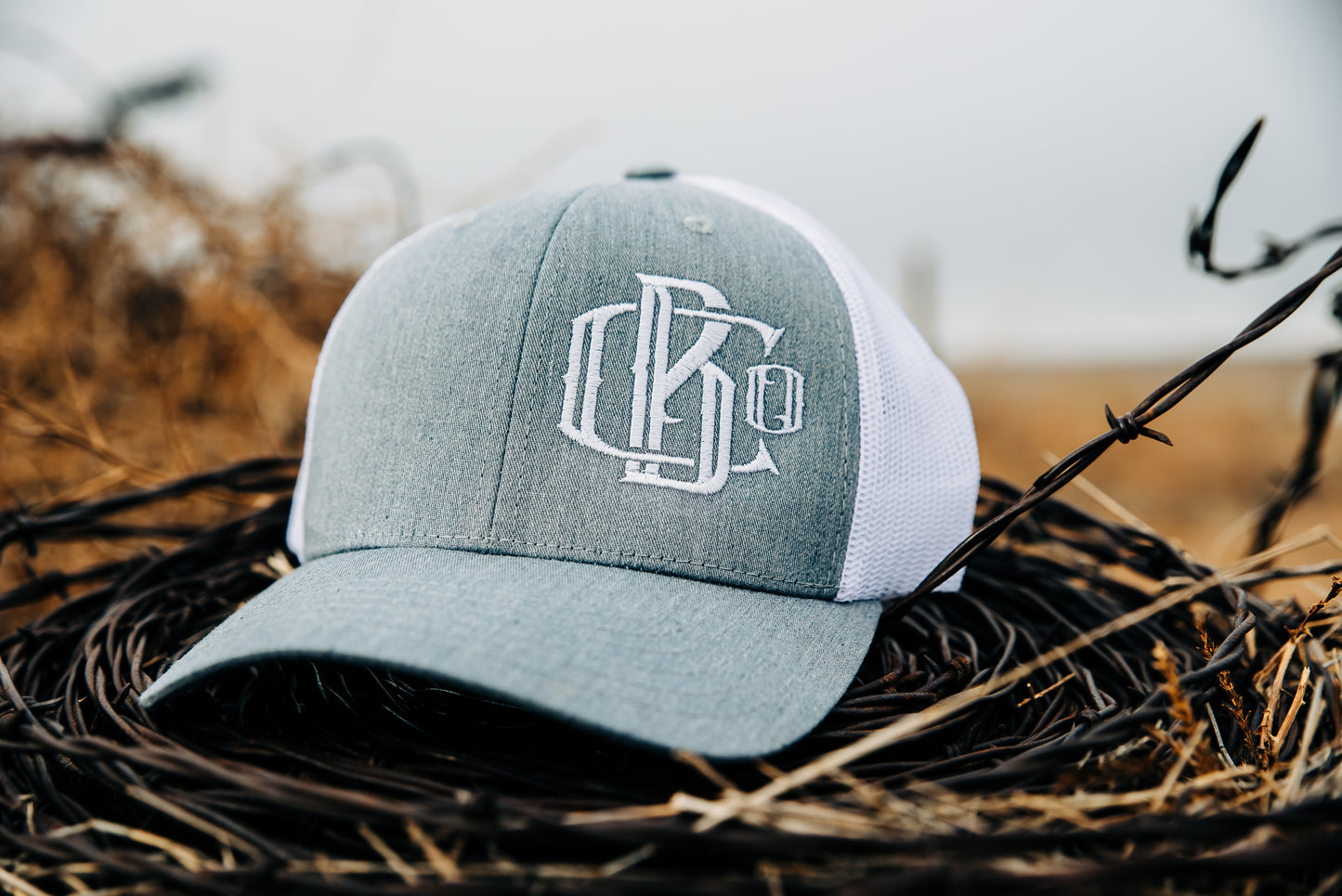 CBCO Gray and White Snapback Hat