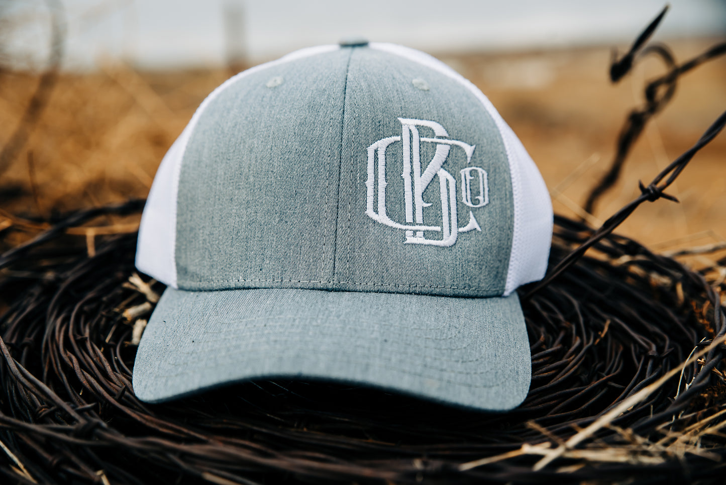 CBCO Gray and White Snapback Hat