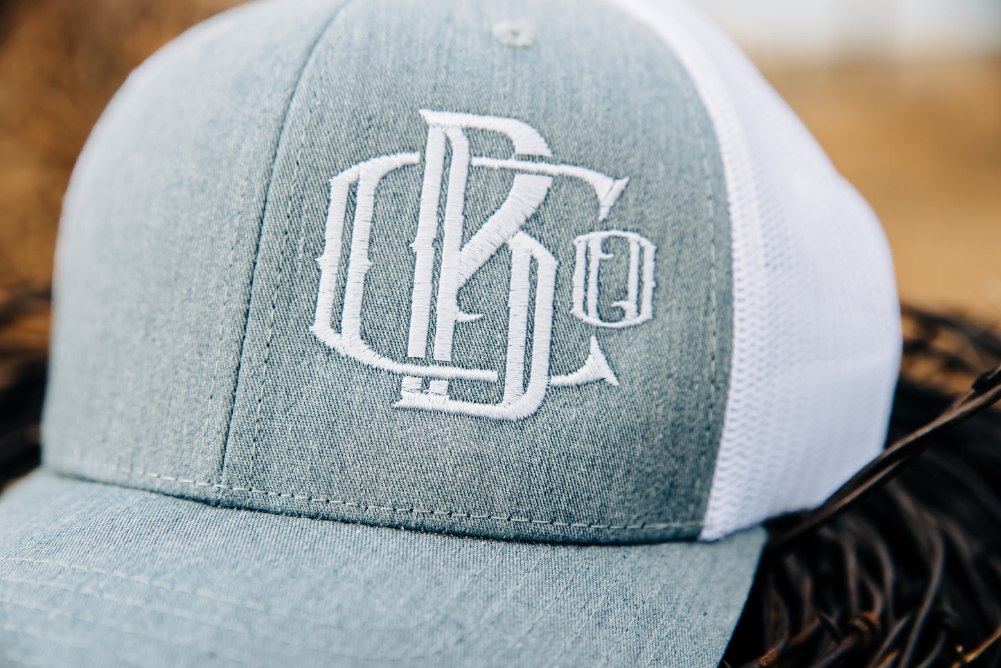 CBCO Gray and White Snapback Hat