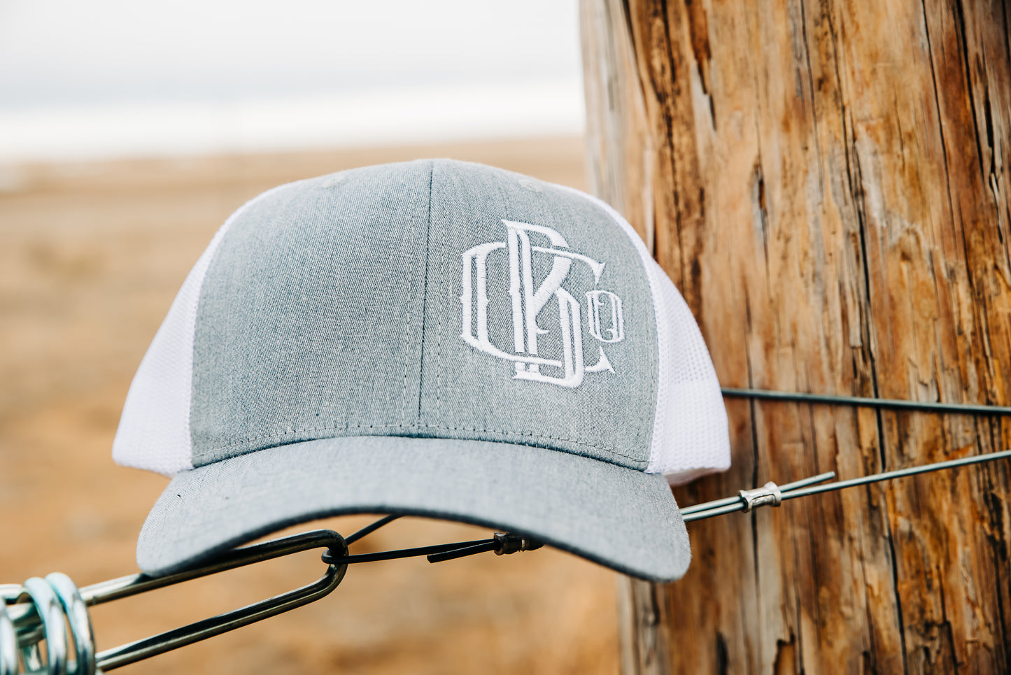 CBCO Gray and White Snapback Hat